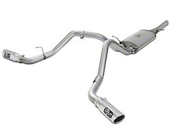 AFE MACH Force XP 3-Inch Dual Exhaust System with Polished Tips; Side Exit (09-13 4.8L Silverado 1500)