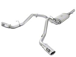 AFE MACH Force XP 3-Inch Dual Exhaust System with Polished Tips; Side Exit (09-13 5.3L Silverado 1500)