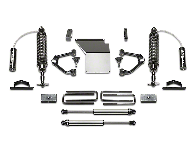 Fabtech 4-Inch Budget Lift Kit with Dirt Logic Coil-Overs and Shocks (14-18 2WD/4WD Silverado 1500 Double Cab, Crew Cab)