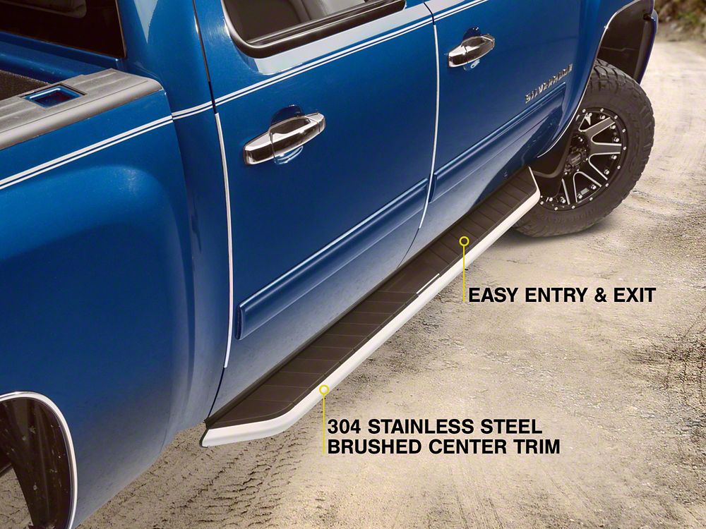 Barricade Pioneer Aluminum Running Boards (0713 Silverado 1500