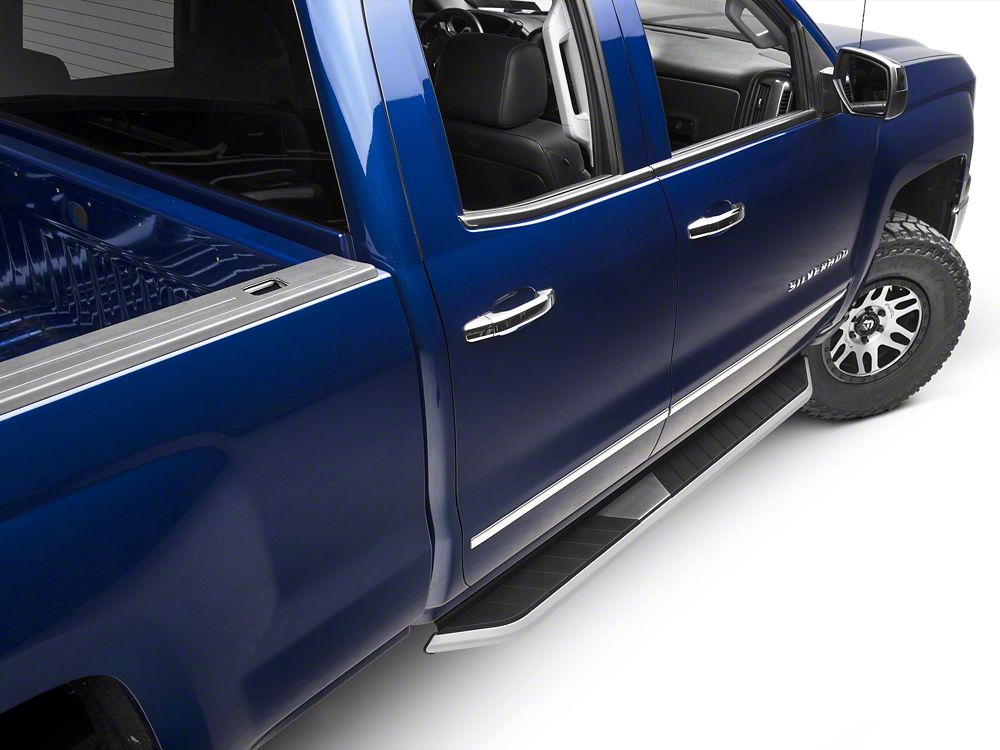 Barricade Pioneer Aluminum Running Boards (1418 Silverado 1500 Double Cab, Crew Cab