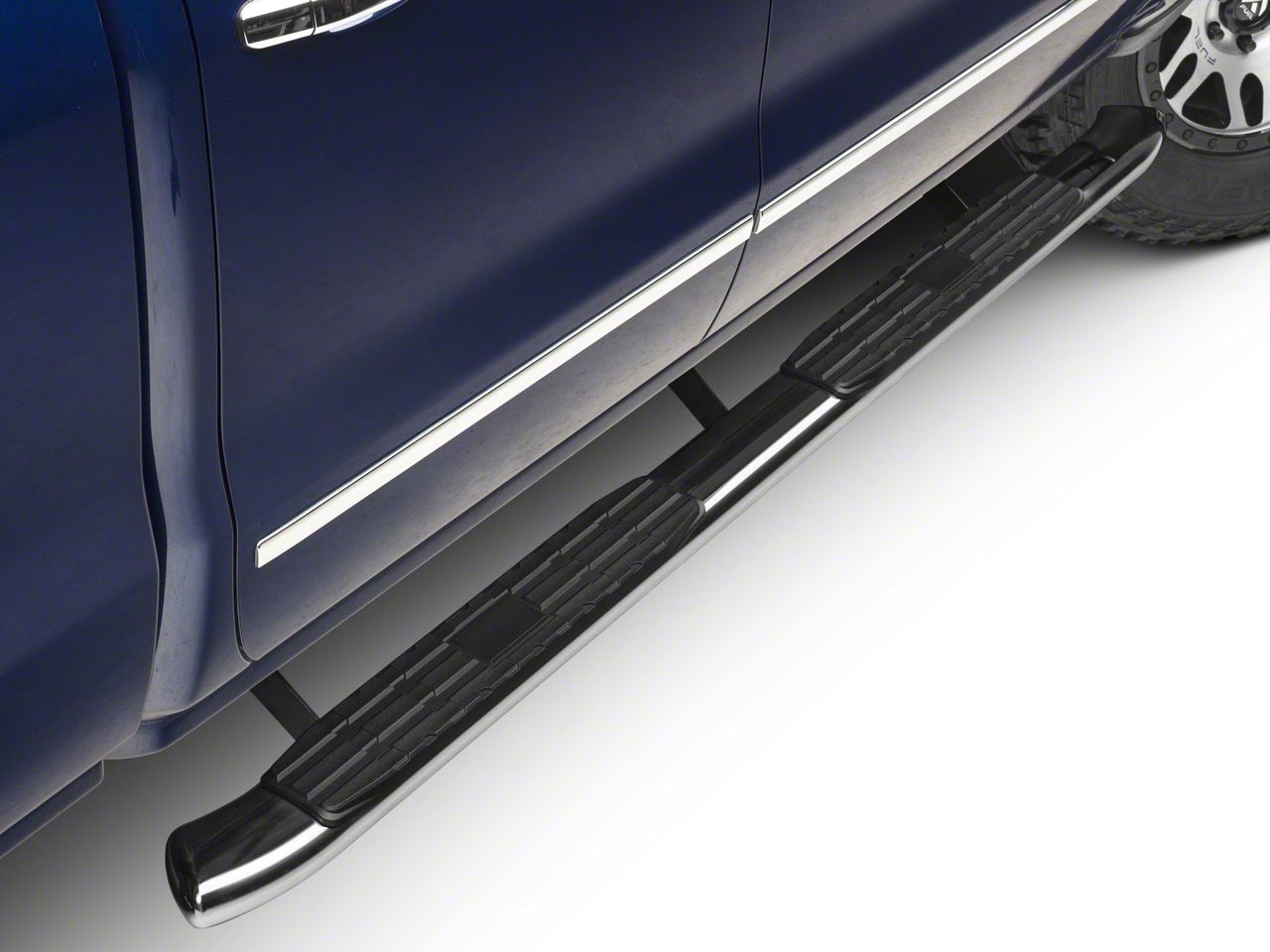 Barricade Silverado 1500 Pinnacle 4-Inch Oval Bent End Side Step Bars ...