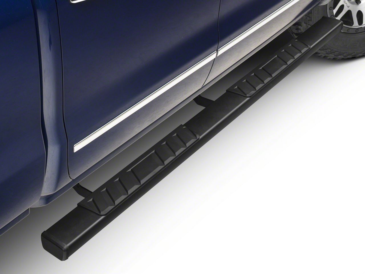 Barricade Silverado T4 Rocker Mount Side Step Bars - Black S101582 (14 ...