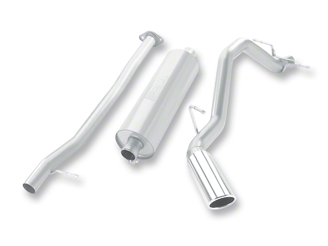 Borla Touring Single Exhaust System with Polished Tip; Side Exit (07-09 6.0L Silverado 1500, Excluding Hybrid)