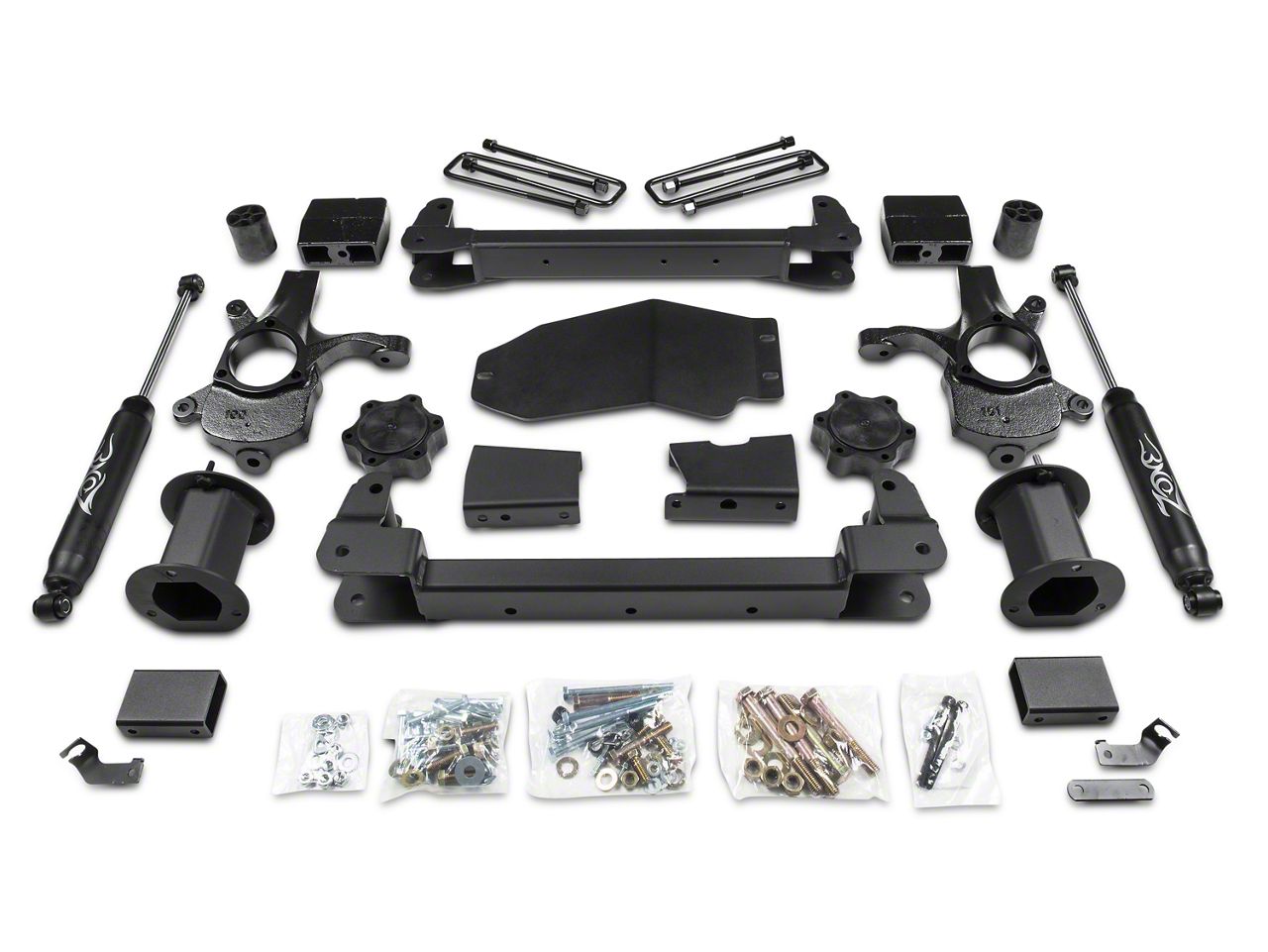 Zone Offroad Silverado 6.5 In. Strut Spacer Suspension Lift Kit W 