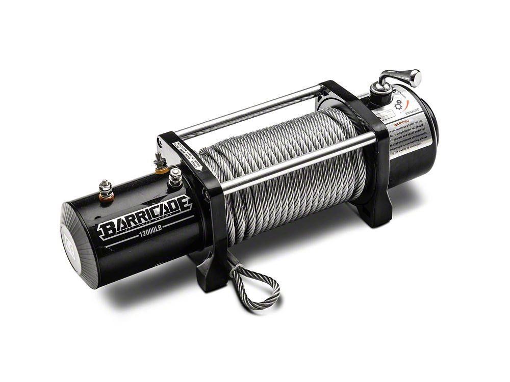 Barricade 12,000 lb. Winch (Universal; Some Adaptation May Be Required