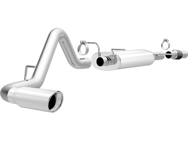 Magnaflow Street Series Single Exhaust System with Polished Tip; Side Exit (14-18 5.3L Silverado 1500)