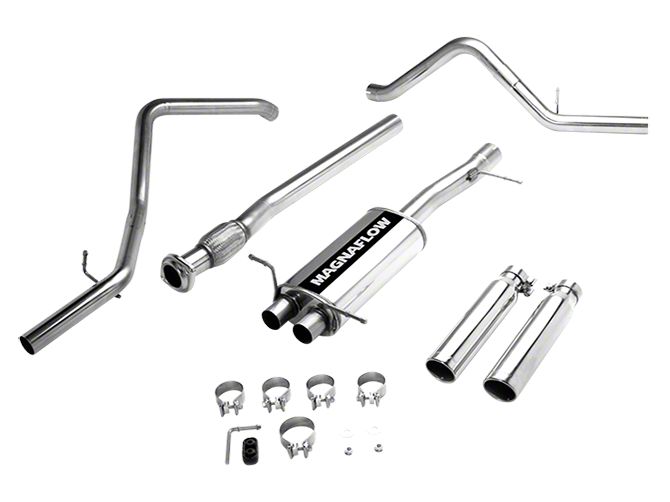 Magnaflow Silverado MF Series Dual Exhaust System - Rear Exit S102921 ...