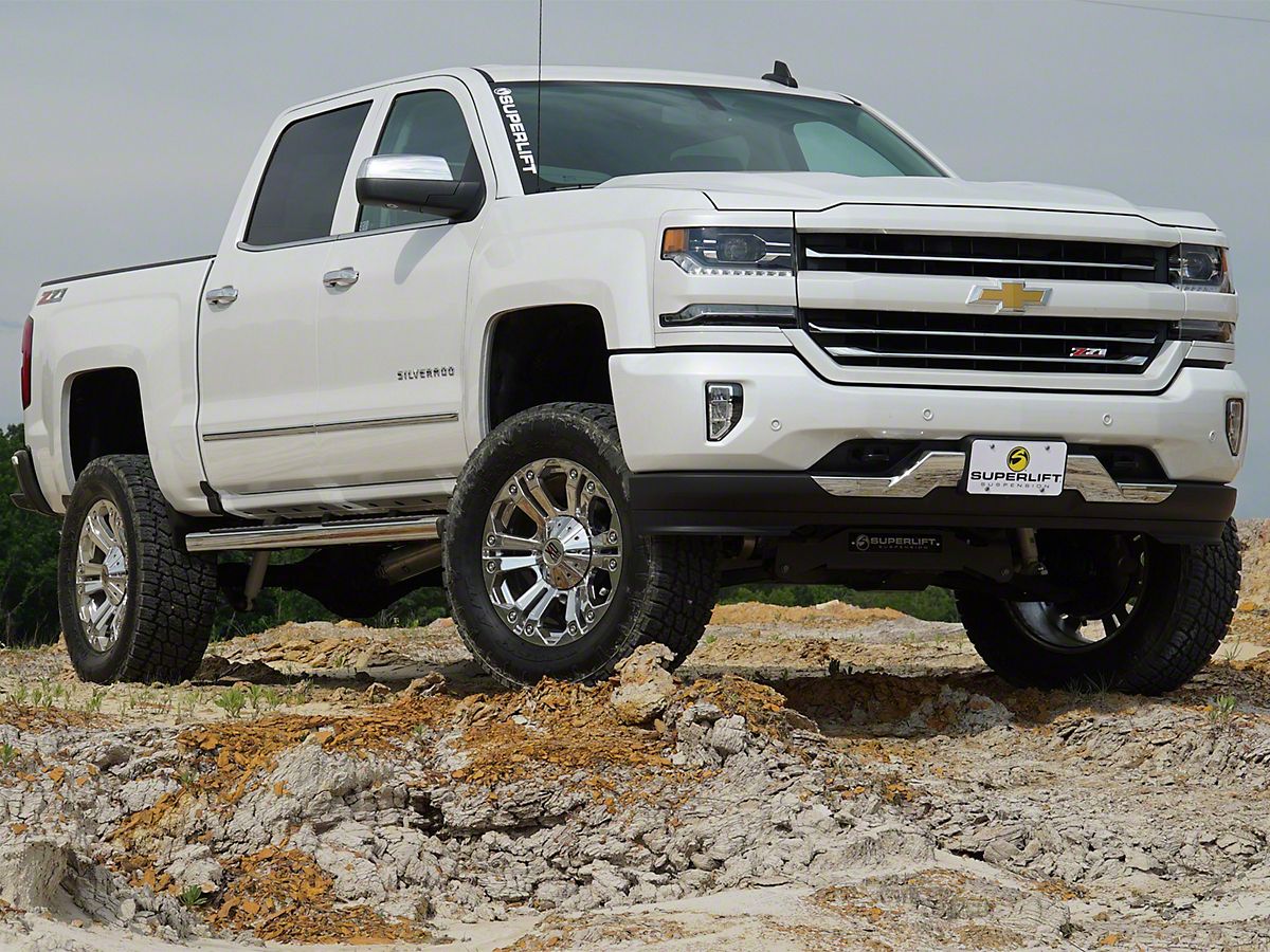 6 Inch Lift Kit For Chevy 1500 4wd >> Superlift 6 5 In Suspension Lift Kit W Superide Rear Shocks 14 18 4wd Silverado 1500 6 Inch Lift Kit For Chevy 1500 4wd >> Superlift 6 5 In Suspension Lift Kit W Superide Rear Shocks 14 18 4wd Silverado 1500