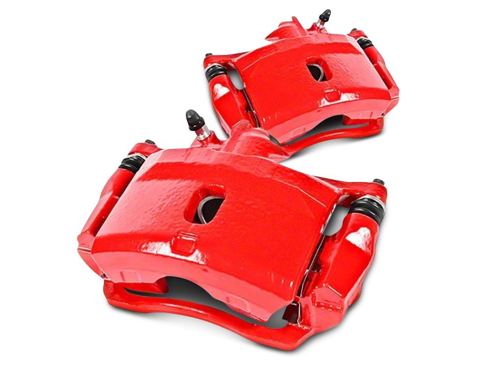 PowerStop Silverado 1500 Performance Front Brake Calipers; Red S4918A ...