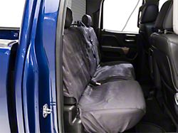 Covercraft Seat Saver Polycotton Custom Second Row Seat Cover; Charcoal (14-18 Silverado 1500 Double Cab, Crew Cab)