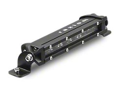 Raxiom 8-Inch Super Slim Single Row LED Light Bar; Spot/Spread Combo Beam (Universal; Some Adaptation May Be Required)