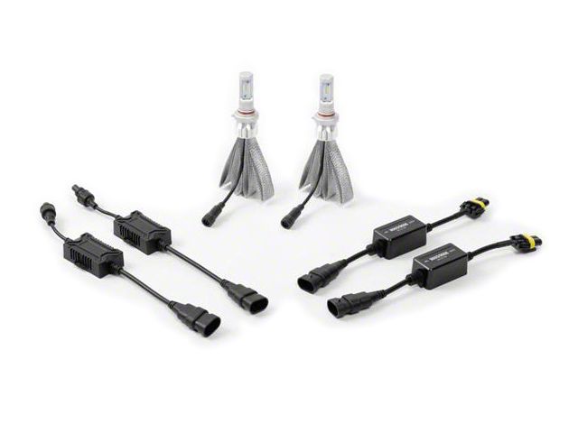 Putco Nitro-Lux LED Headlight Bulbs with Anti-Flicker Harness; High Beam; 9005 (03-24 4Runner)