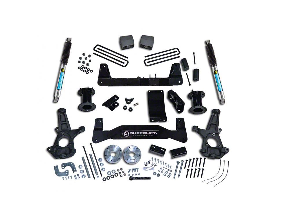 SuperLift Silverado 6.5 In. Suspension Lift Kit W/ Bilstein Shocks ...