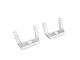 Carr LD Side Steps; Polished; Pair (05-21 Frontier)
