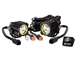 KC HiLiTES Flex Single LED Lights; Spread Beam (Universal; Some Adaptation May Be Required)