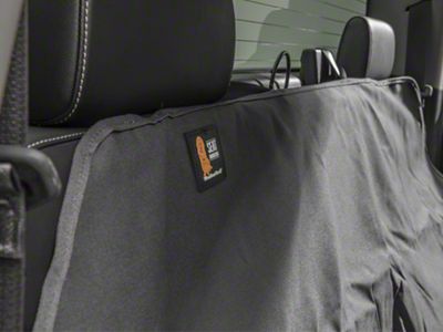 Weathertech Second Row Seat Protector; Charcoal (04-24 Titan Crew Cab)