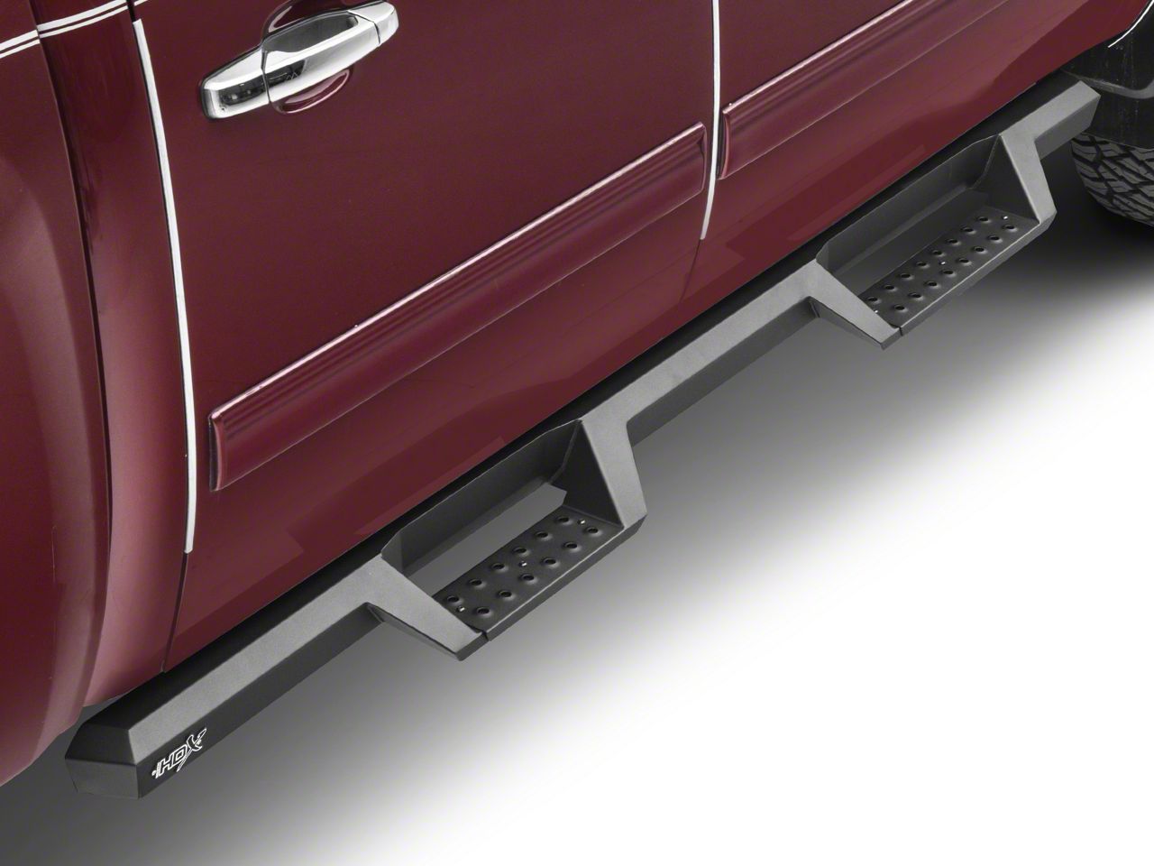 2017 silverado step rails