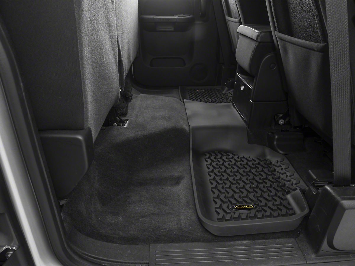 Barricade Silverado Rear Floor Liner Black S106344 07 13