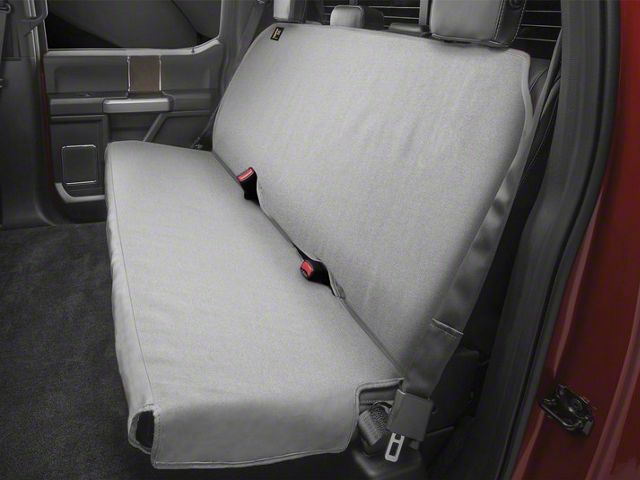 Weathertech Second Row Seat Protector; Gray (04-24 Titan Crew Cab)