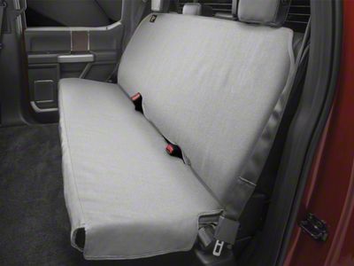 Weathertech Second Row Seat Protector; Gray (16-21 Titan XD Crew Cab)
