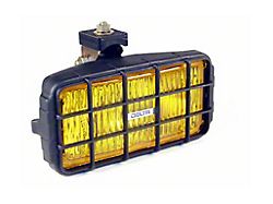 Delta 7x3.50-Inch 250 Series Rectangular Fog Lights; Amber (Universal; Some Adaptation May Be Required)