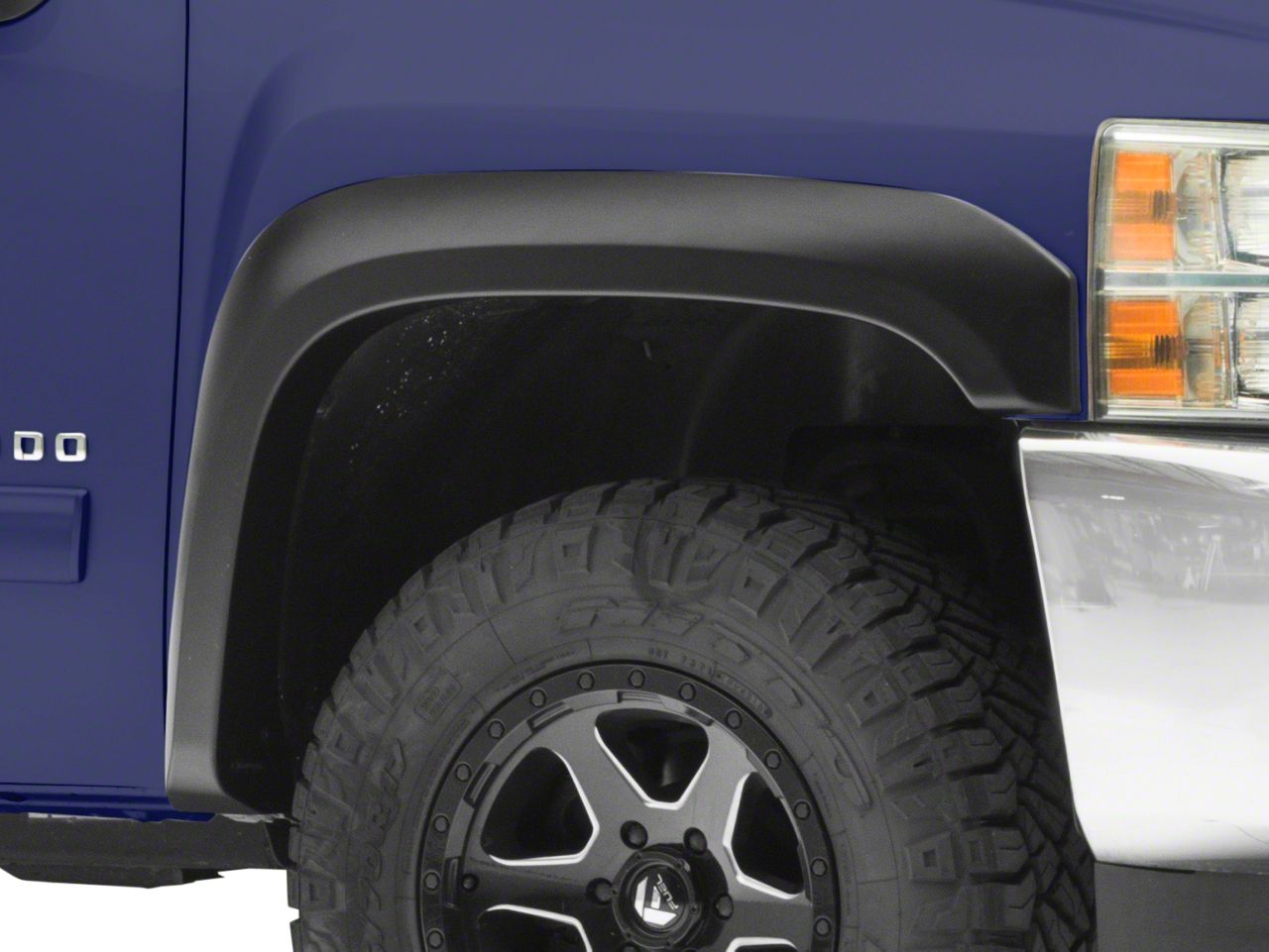 Bushwacker Silverado ExtendAFender Flares Matte Black S107537 (07