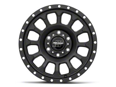 Pro Comp Wheels Rockwell Satin Black 6-Lug Wheel; 20x9; -12mm Offset (17-24 Titan)
