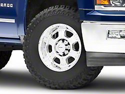 Pro Comp Wheels Kore Polished 6-Lug Wheel; 17x8; 0mm Offset (14-18 Silverado 1500)