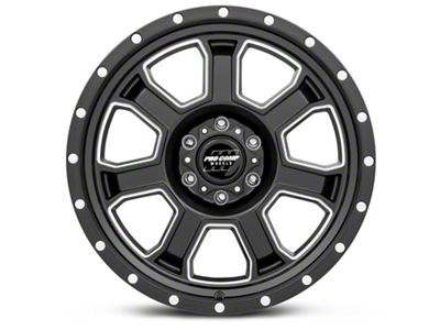 Pro Comp Wheels Sledge Satin Black Milled 6-Lug Wheel; 20x9; 0mm Offset (04-15 Titan)