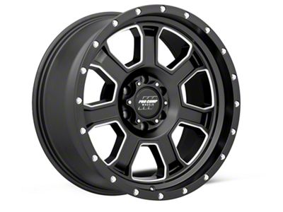 Pro Comp Wheels Sledge Satin Black Milled 6-Lug Wheel; 20x9; 0mm Offset (17-24 Titan)