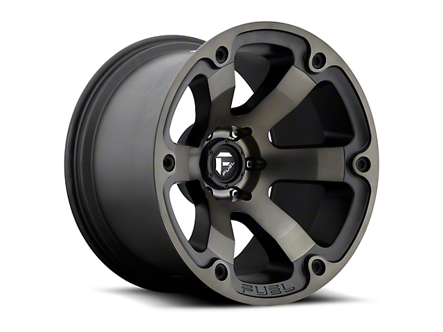 Fuel Wheels Beast Matte Black Machined 6-Lug Wheel; 20x12; -44mm Offset (16-23 Titan XD)