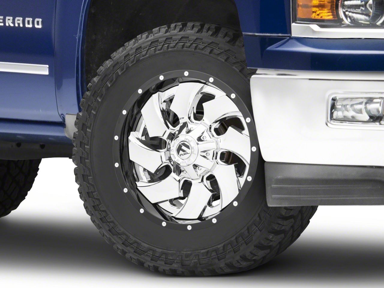 Fuel Wheels Bronco Cleaver Chrome 6Lug Wheel; 20x10; 19mm Offset