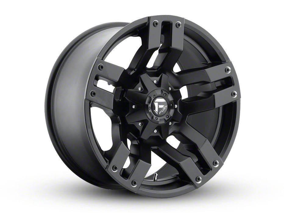 Fuel Wheels Silverado Pump Matte Black 6-Lug Wheel - 20x10; -24mm