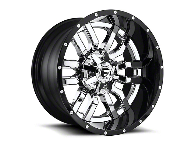 Fuel Wheels Sledge Chrome 6-Lug Wheel; 22x14; -70mm Offset (16-23 Titan XD)