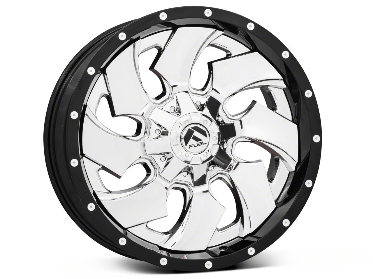 Fuel Wheels Cleaver Chrome 6-Lug Wheel; 20x9; 20mm Offset (16-23 Titan XD)