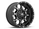 Fuel Wheels Krank Matte Black Milled 6-Lug Wheel; 20x10; -24mm Offset (16-24 Titan XD)