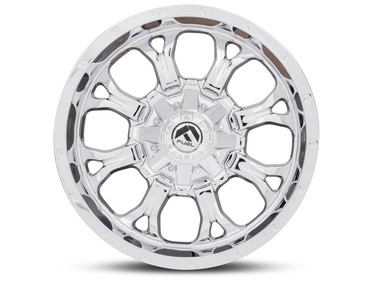 Fuel Wheels Titan Krank Chrome 6Lug Wheel; 20x10; 24mm Offset