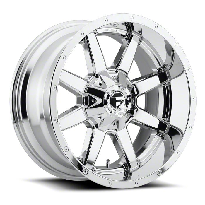 Fuel Wheels Silverado 1500 Maverick Chrome 6-Lug Wheel; 20x10; -19mm