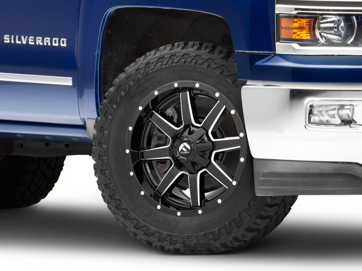 Fuel Wheels 20x9 >> Fuel Wheels Maverick Gloss Black Milled 6 Lug Wheel 20x9 99 20 Silverado 1500 Fuel Wheels 20x9 >> Fuel Wheels Maverick Gloss Black Milled 6 Lug Wheel 20x9 99 20 Silverado 1500