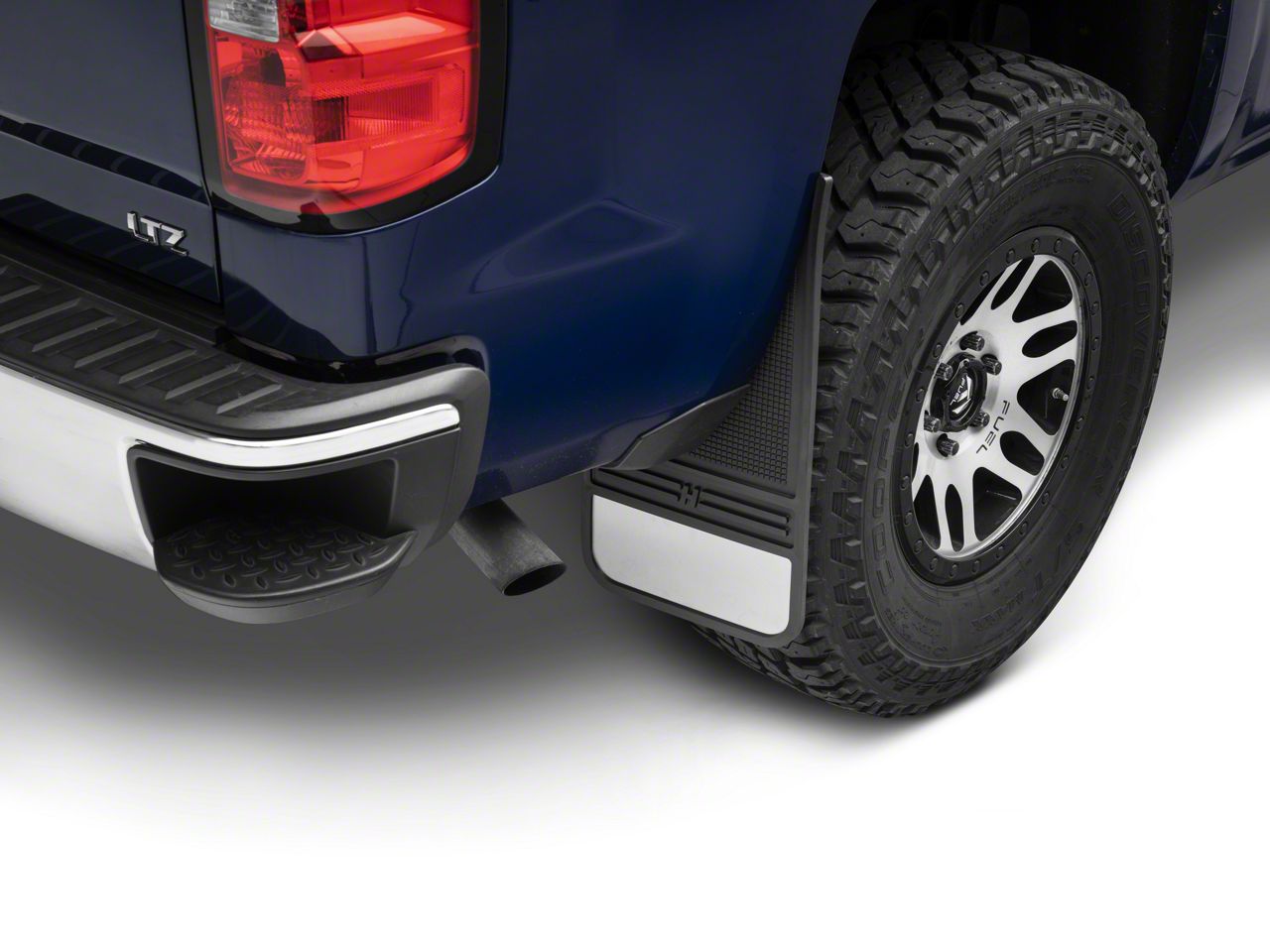 Husky Liners Silverado 1500 MudDog Mud Flaps with Stainless Steel ...