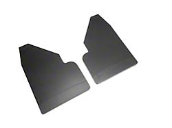 Husky 14-Inch Wide Mud Flaps; Front or Rear; Black Weight (Universal; Some Adaptation May Be Required)