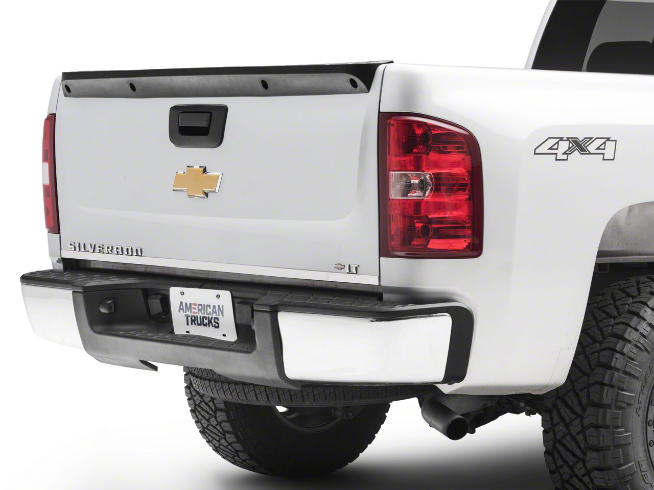 Silverado 1500 Tailgate Accent Trim Stainless Steel 07 13 Silverado 1500