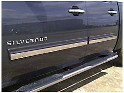 Body Molding Insert Trim; Stainless Steel (09-13 Silverado 1500)