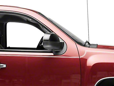 Opr Silverado Powered Heated Power Folding Mirror Black