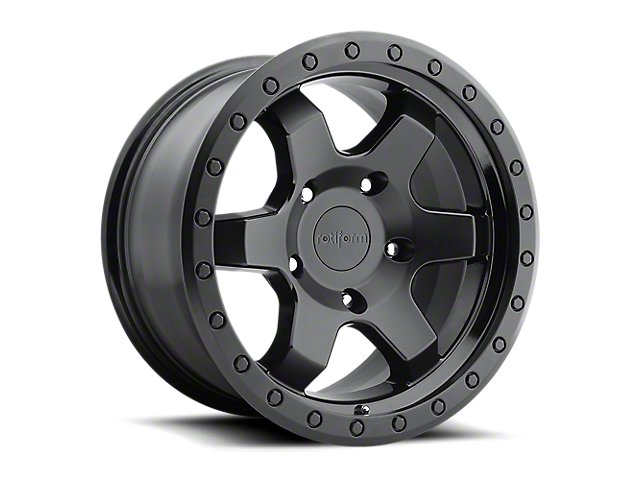 Rotiform SIX-OR Matte Black 6-Lug Wheel; 20x9; 1mm Offset (16-23 Titan XD)
