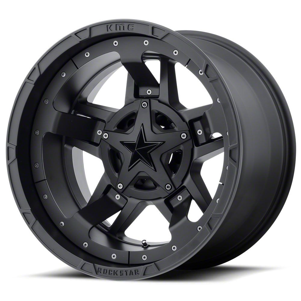 XD Rockstar III Matte Black Wheel; 18x9 (07-18 Jeep Wrangler JK)