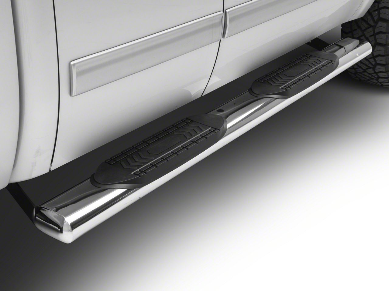 Barricade Silverado 1500 6-inch Oval Straight End Running Boards 