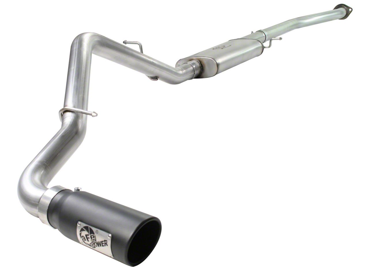 AFE Sierra 1500 MACH Force XP 3-Inch Single Exhaust System with Black ...