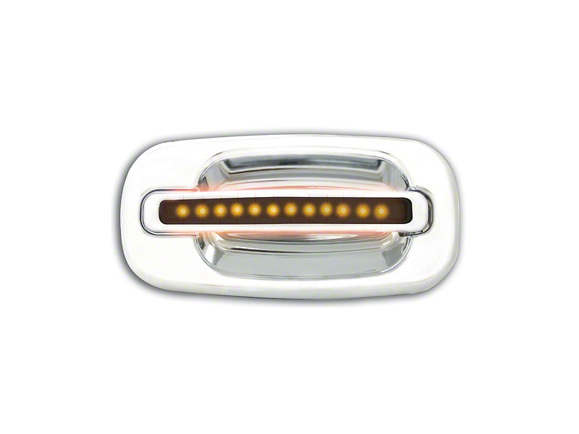 Chrome Door Handles >> Alteon Silverado Rear Chrome Door Handles W Amber Led Smoked Lens Chrome Door Handles >> Alteon Silverado Rear Chrome Door Handles W Amber Led Smoked Lens